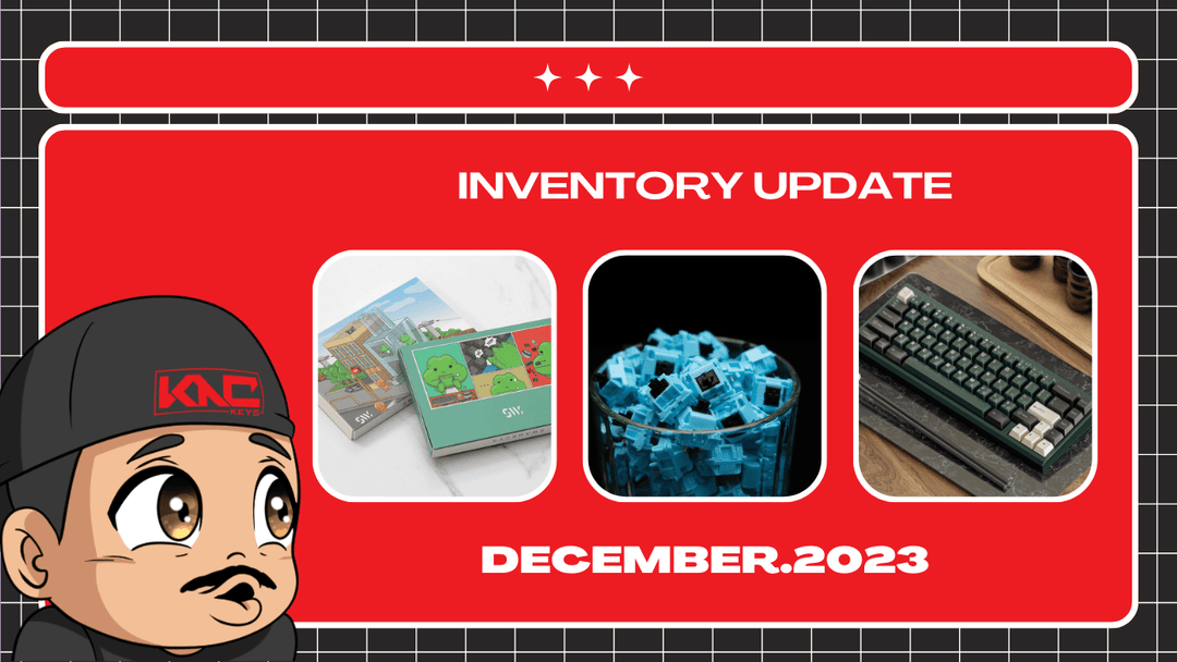 Inventory & Store Update - December 2023 - KNC Keys LLC