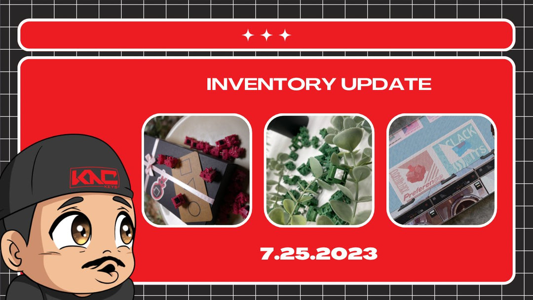 Inventory Update - 7.25.2023 - KNC Keys LLC