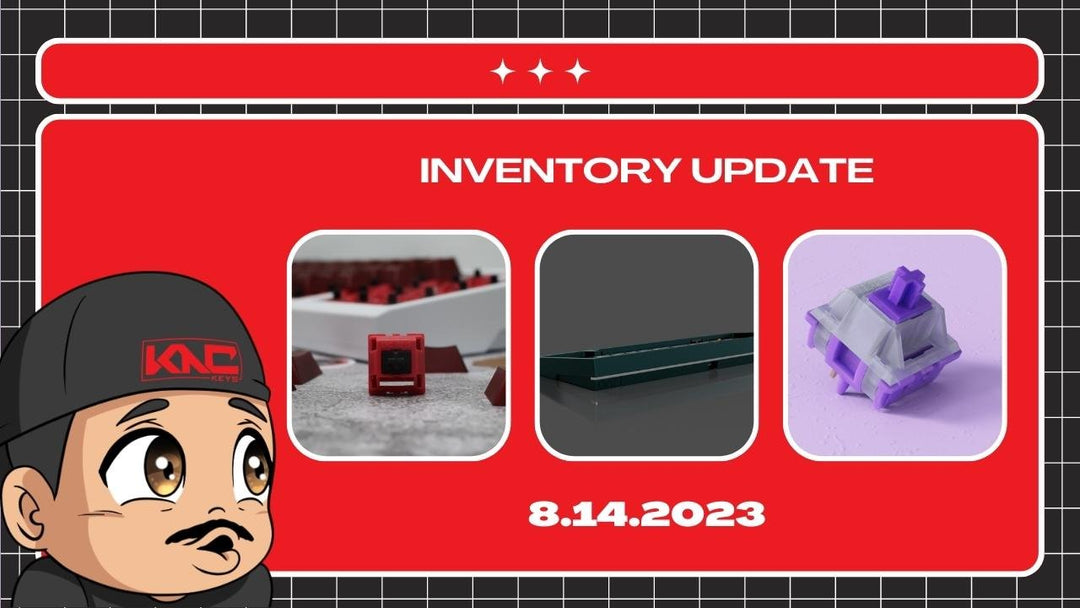 Inventory Update - 8.14.2023 - KNC Keys LLC