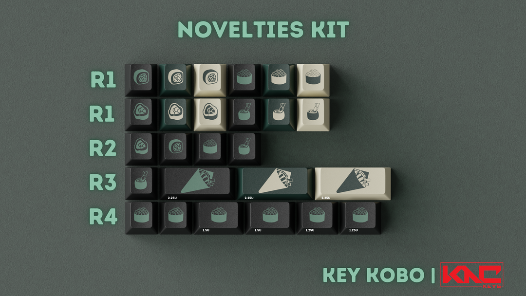 [Pre-Order] Key Kobo Nori Keycap Set