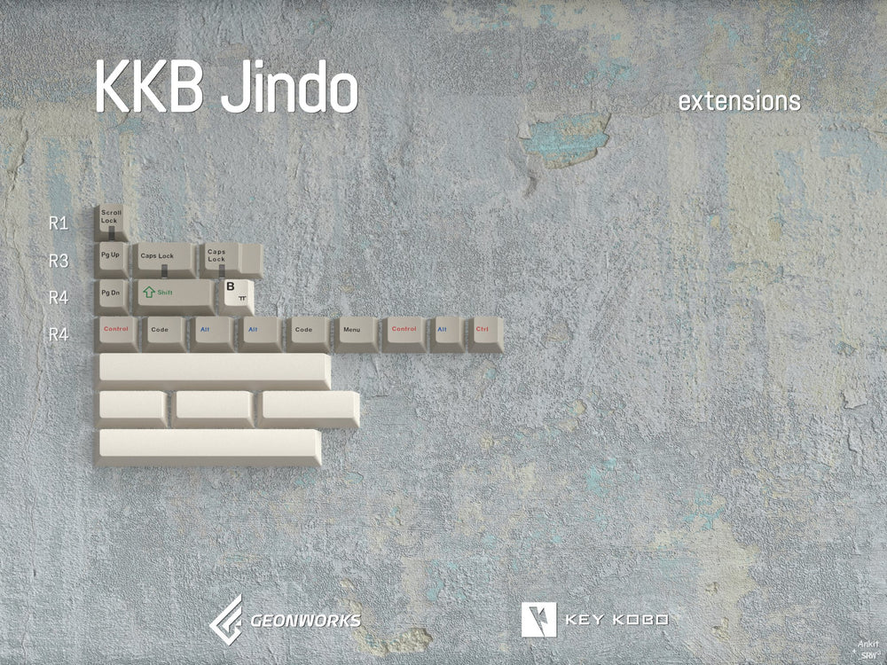 [Pre-Order] Key Kobo Jindo Keycap Set - Keycaps - KNC Keys LLC