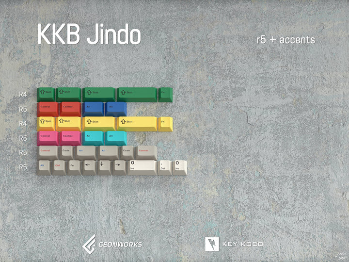 [Pre-Order] Key Kobo Jindo Keycap Set - Keycaps - KNC Keys LLC